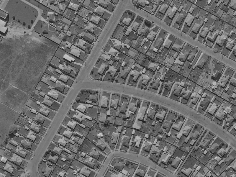 8 Richards Avenue from the air, 1970-1974