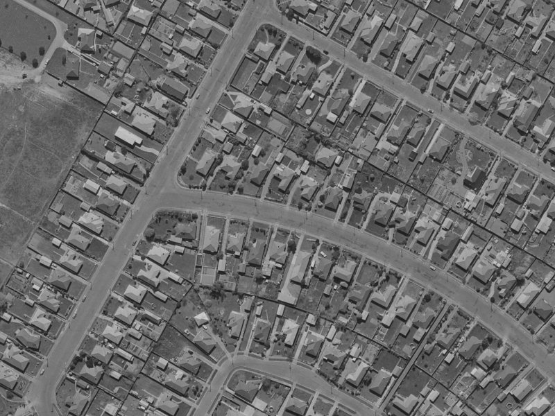 12 Richards Avenue from the air, 1970-1974