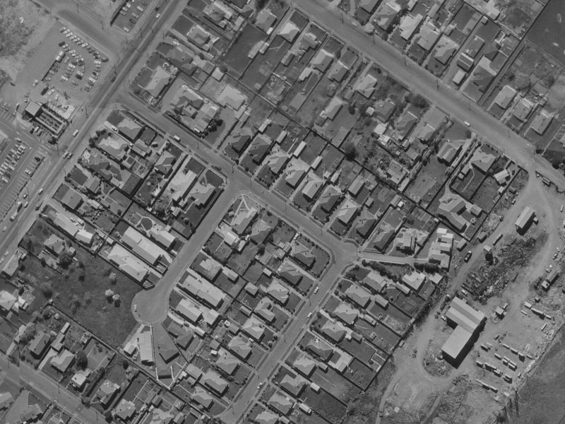 18A Halliwell Avenue from the air, 1970-1974