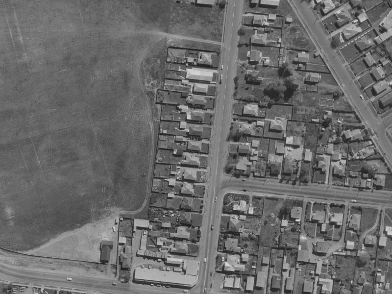 227 Bower Avenue from the air, 1970-1974