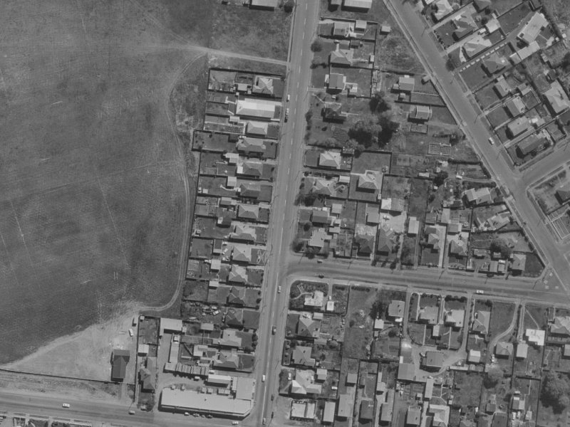 229 Bower Avenue from the air, 1970-1974