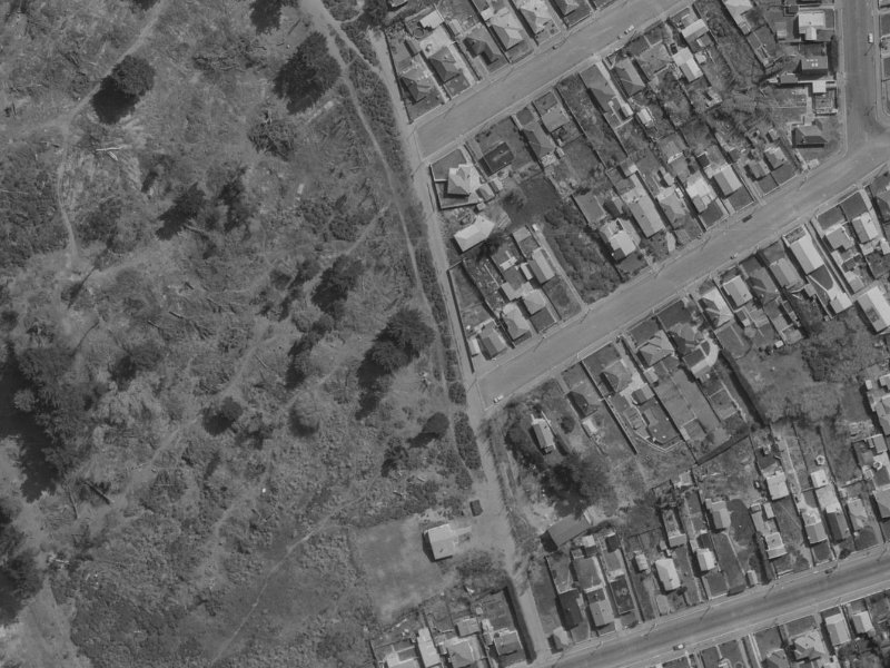 76 Cygnet Street from the air, 1970-1974