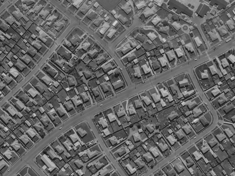 39 Farrington Avenue from the air, 1970-1974