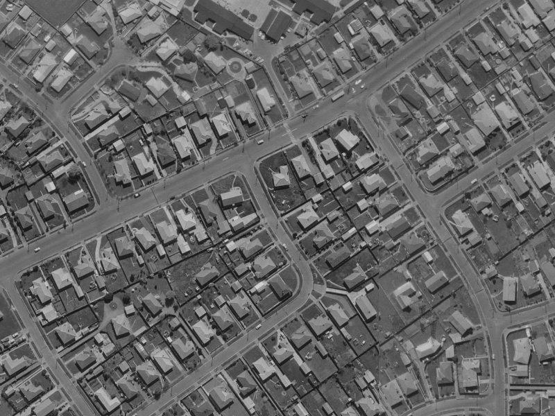56 Bethel Crescent from the air, 1970-1974