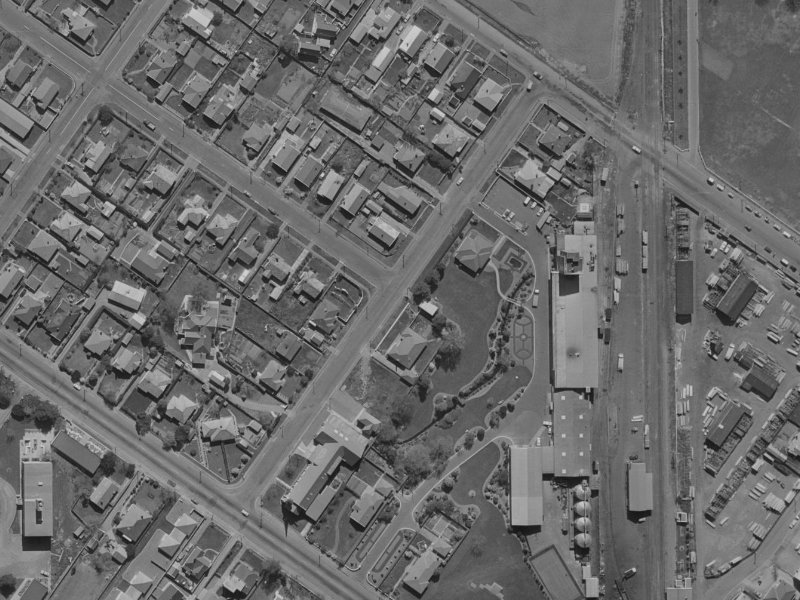 18 Chapel Street from the air, 1970-1974