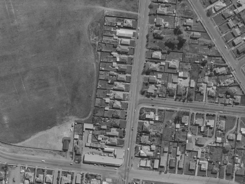 223 Bower Avenue from the air, 1970-1974