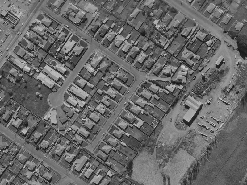 20 Halliwell Avenue from the air, 1970-1974