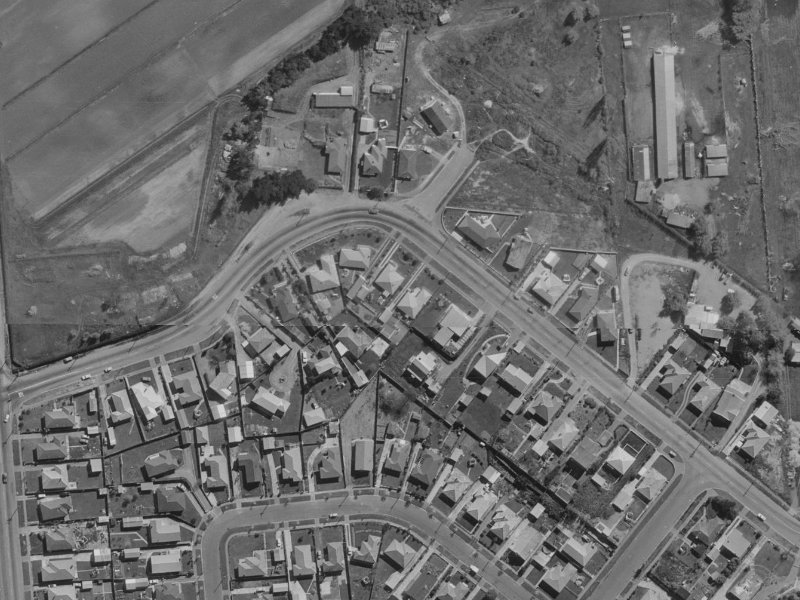 301 Lake Terrace Road from the air, 1970-1974