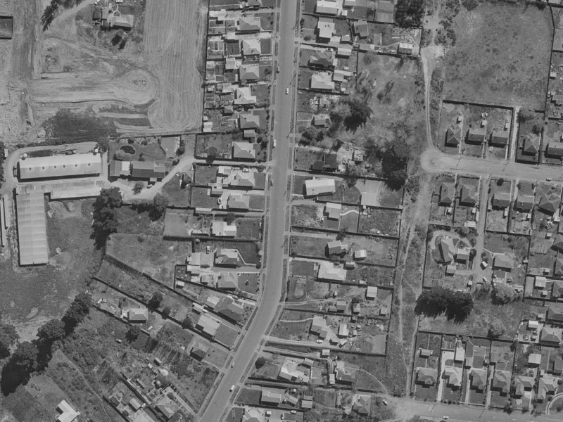 91 Burwood Road from the air, 1970-1974