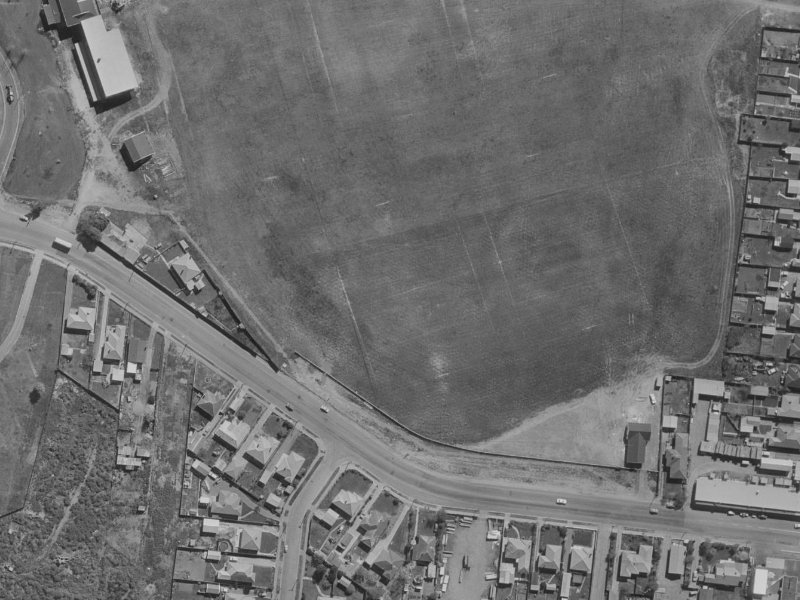 209 Travis Road from the air, 1970-1974