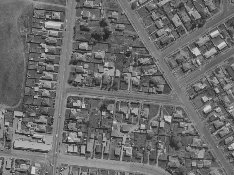 20A Saltaire Street from the air, 1970-1974