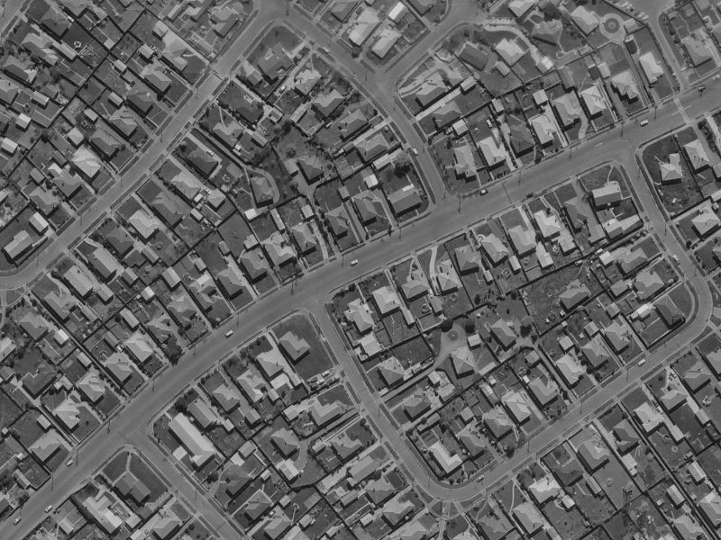 28 Farrington Avenue from the air, 1970-1974