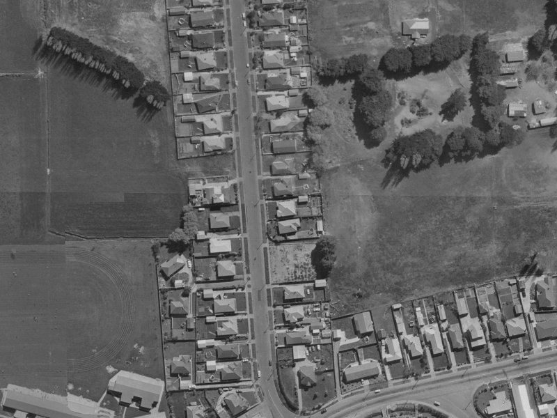 16 Clearbrook Street from the air, 1970-1974