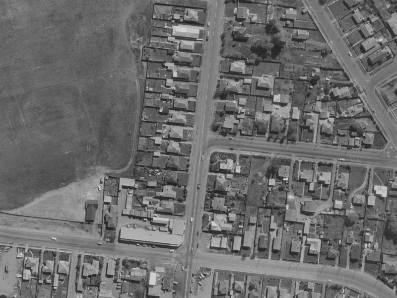219 Bower Avenue from the air, 1970-1974