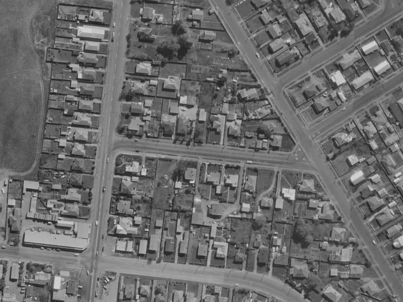 21 Saltaire Street from the air, 1970-1974