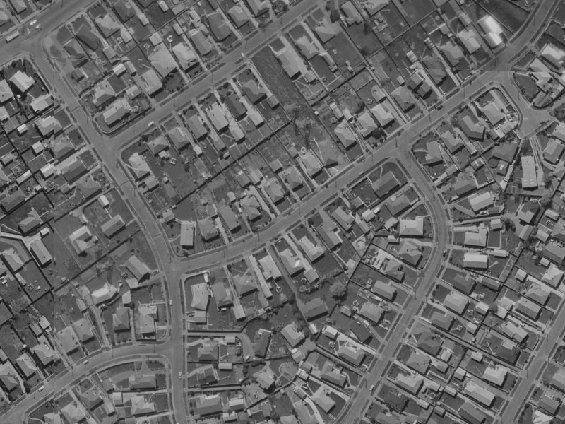 9 Normandy Street from the air, 1970-1974
