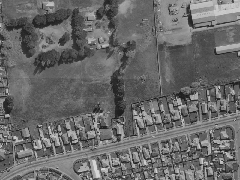 5 Palm Drive from the air, 1970-1974