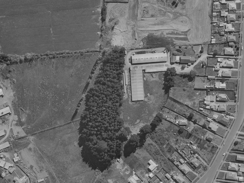 37 Stillwater Avenue from the air, 1970-1974