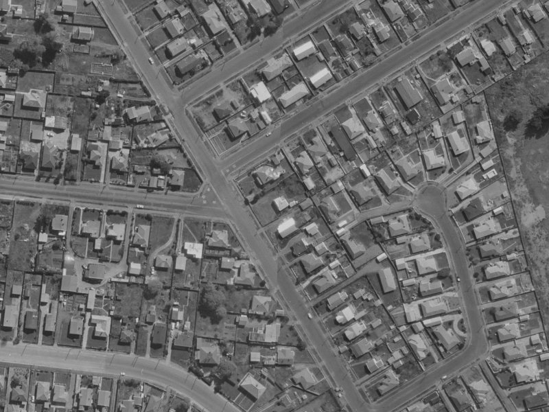 67 Marriotts Road from the air, 1970-1974