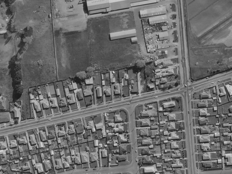 123 Briggs Road from the air, 1970-1974