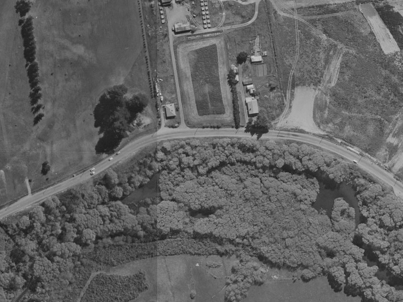 122 Lake Terrace Road from the air, 1970-1974