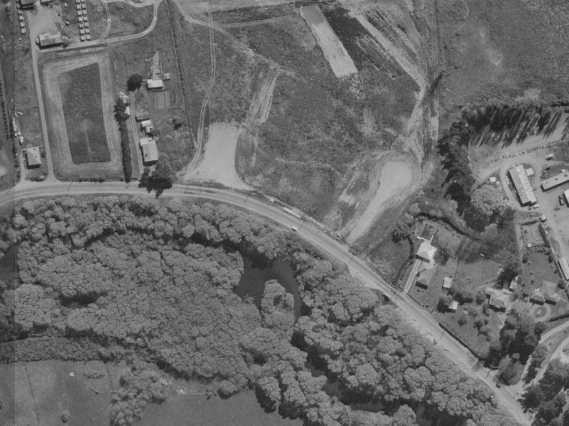 104 Lake Terrace Road from the air, 1970-1974