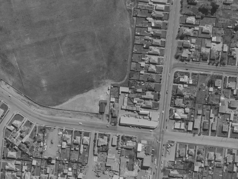 215C Bower Avenue from the air, 1970-1974