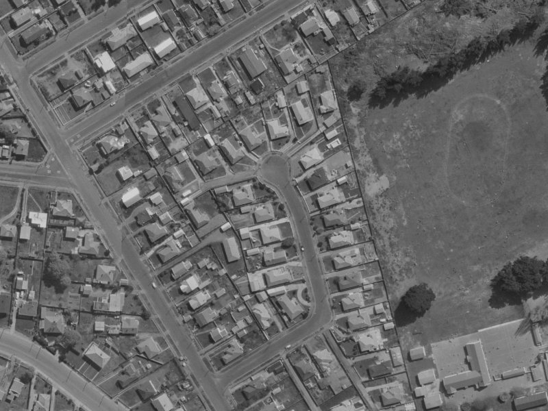 29 Leverett Place from the air, 1970-1974