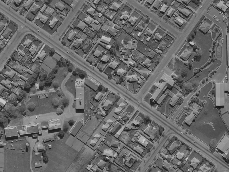 80 Harewood Road from the air, 1970-1974