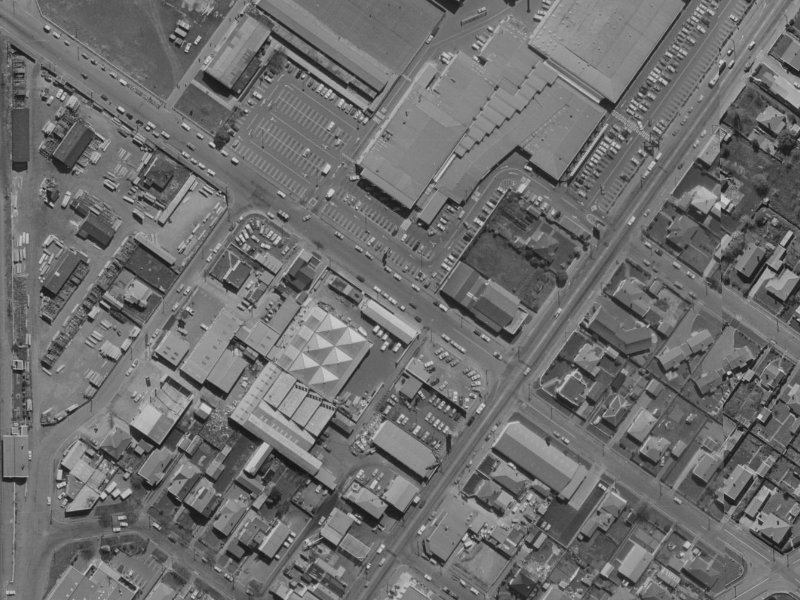 9 Langdons Road from the air, 1970-1974