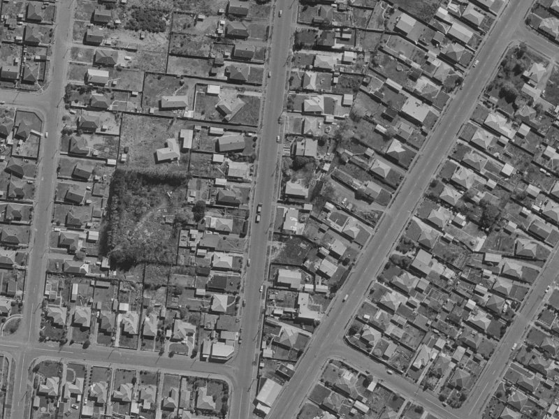 26 Parnwell Street from the air, 1970-1974