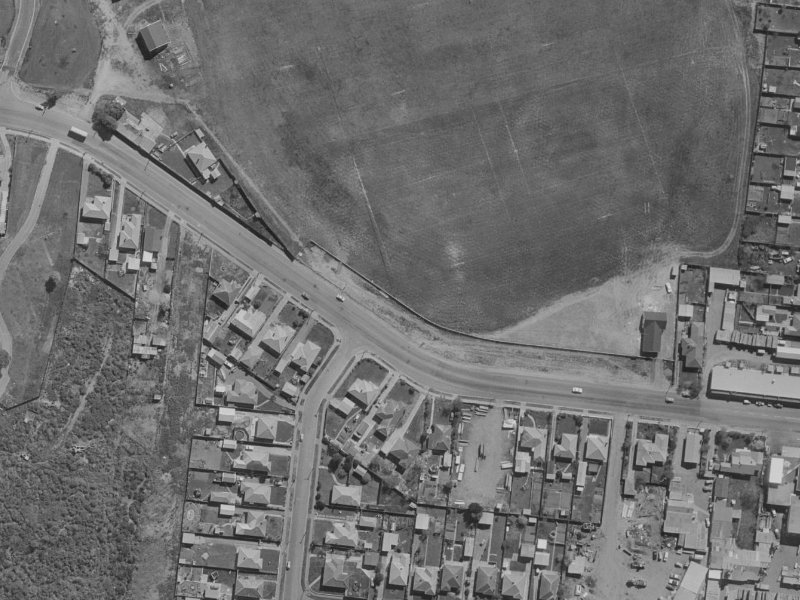Travis Road from the air, 1970-1974