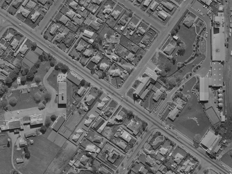 76 Harewood Road from the air, 1970-1974