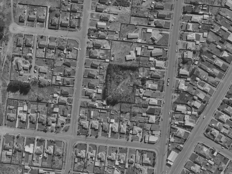 25D Parnwell Street from the air, 1970-1974