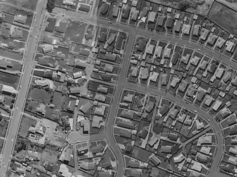 57 Deepdale Street from the air, 1970-1974