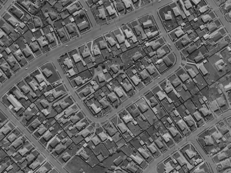 Bethel Crescent from the air, 1970-1974