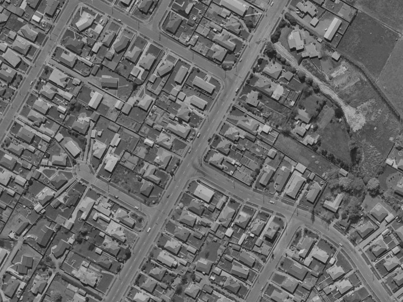 346 Greers Road from the air, 1970-1974