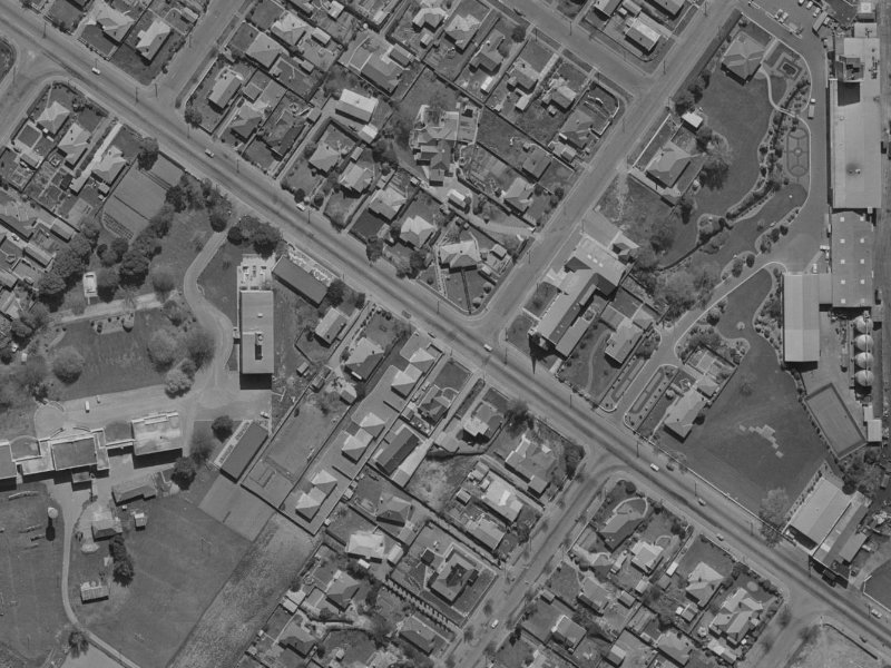 72 Harewood Road from the air, 1970-1974