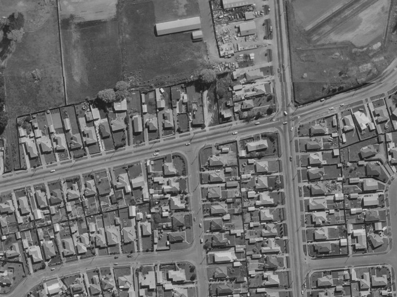 125 Briggs Road from the air, 1970-1974