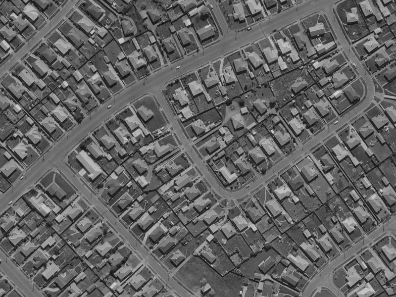9 Bethel Crescent from the air, 1970-1974