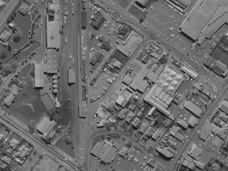 4 Restell Street from the air, 1970-1974