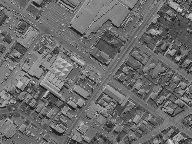 43 Main North Road from the air, 1970-1974