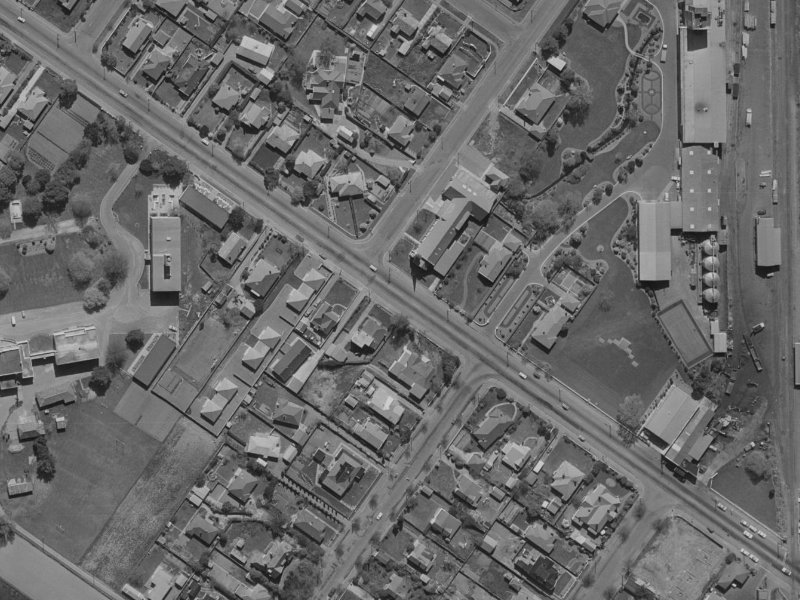 63 Harewood Road from the air, 1970-1974