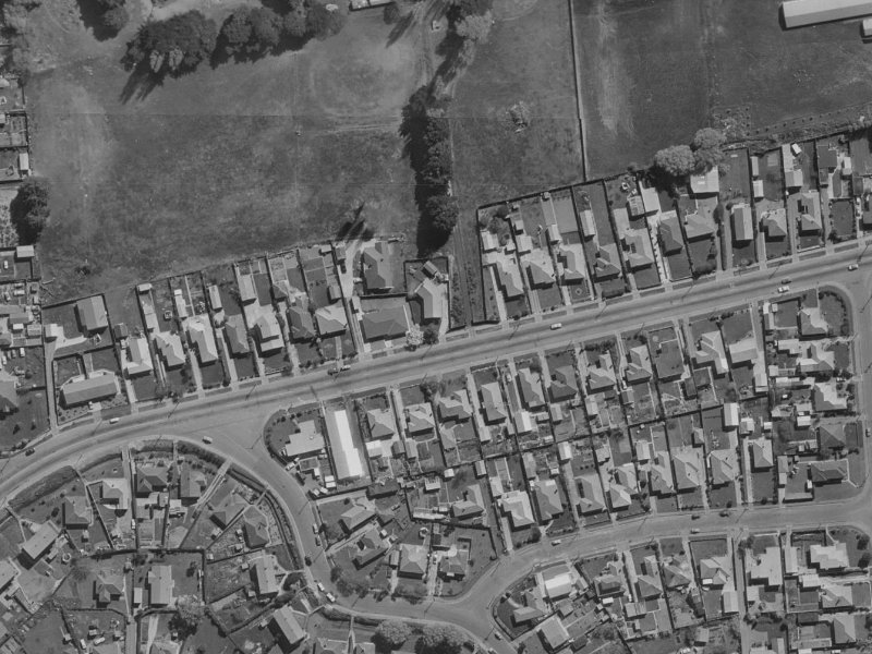 101 Briggs Road from the air, 1970-1974