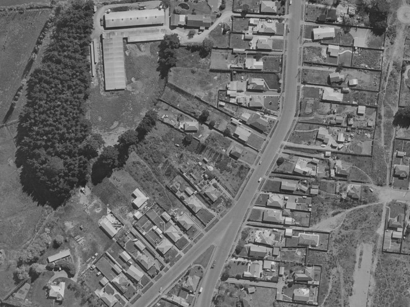 23 Stillwater Avenue from the air, 1970-1974
