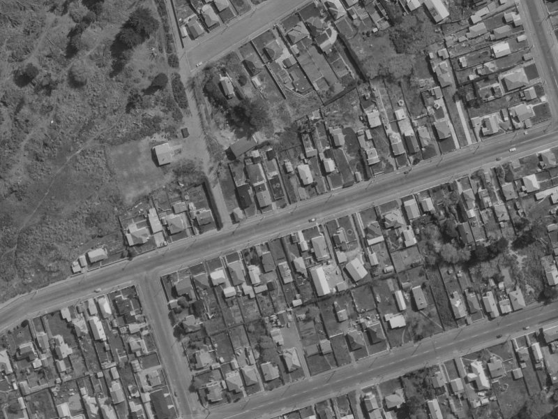 64 Leaver Terrace from the air, 1970-1974