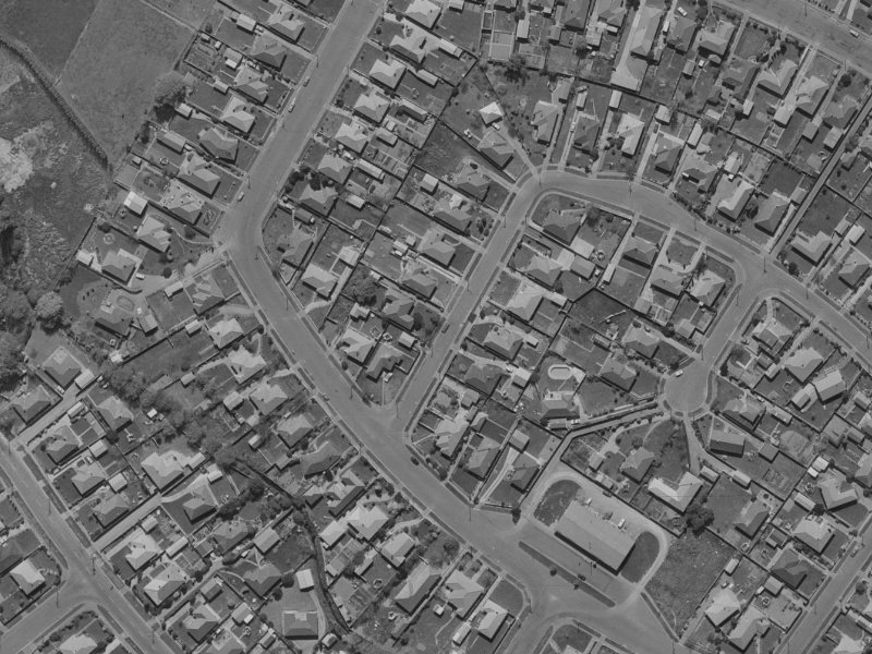 3 Bourne Crescent from the air, 1970-1974