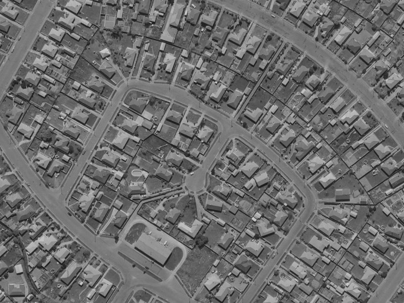 2A Tothill Place from the air, 1970-1974