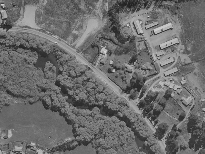 90 Lake Terrace Road from the air, 1970-1974