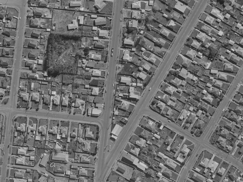 20 Parnwell Street from the air, 1970-1974